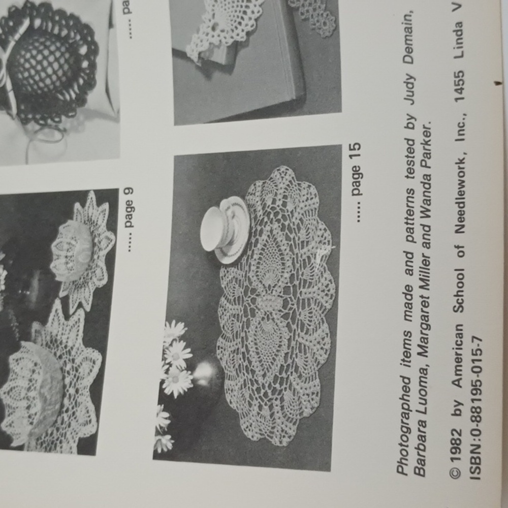 2/$15 Pineapple Crochet Favorites Book 1021 American School Of Needlework ©1982 - Picture 4 of 8
